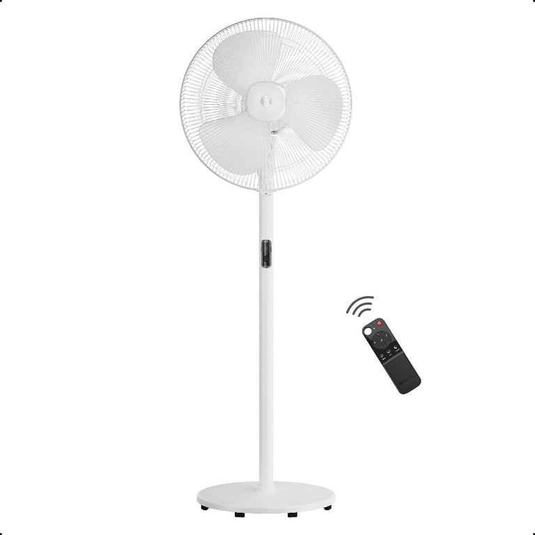 Renesa Pedestal Fan
Atomberg Renesa 400mm Pedestal Fan | 5-star rated | Ideal for Home & Office | Silent BLDC Stand Fan | 6 Speeds | 35W |LED Display| Remote with Oscillation, Timer, Sleep | 2 Years Warranty (Snow White)